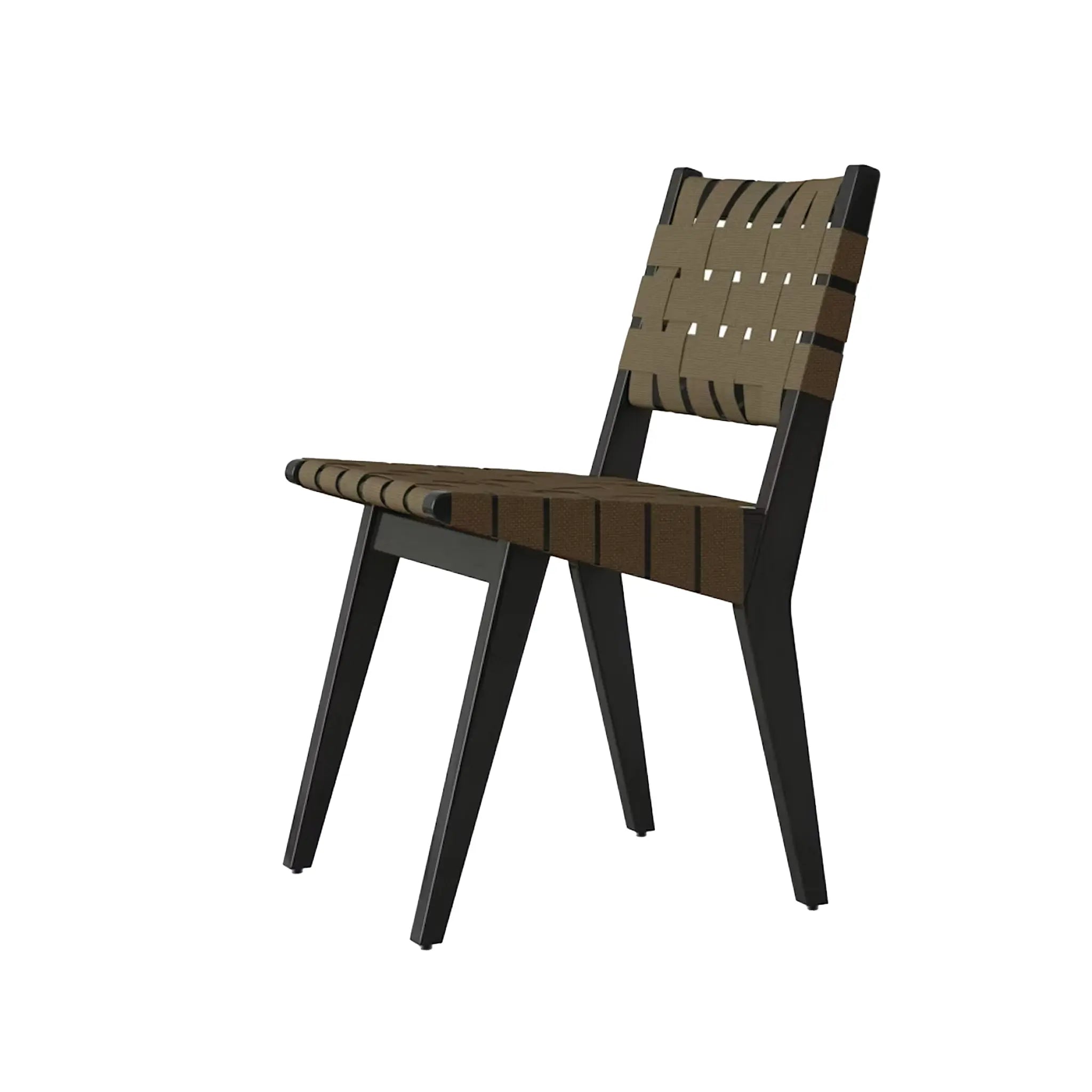 Risom Side Chair with Webbed Seat and Back