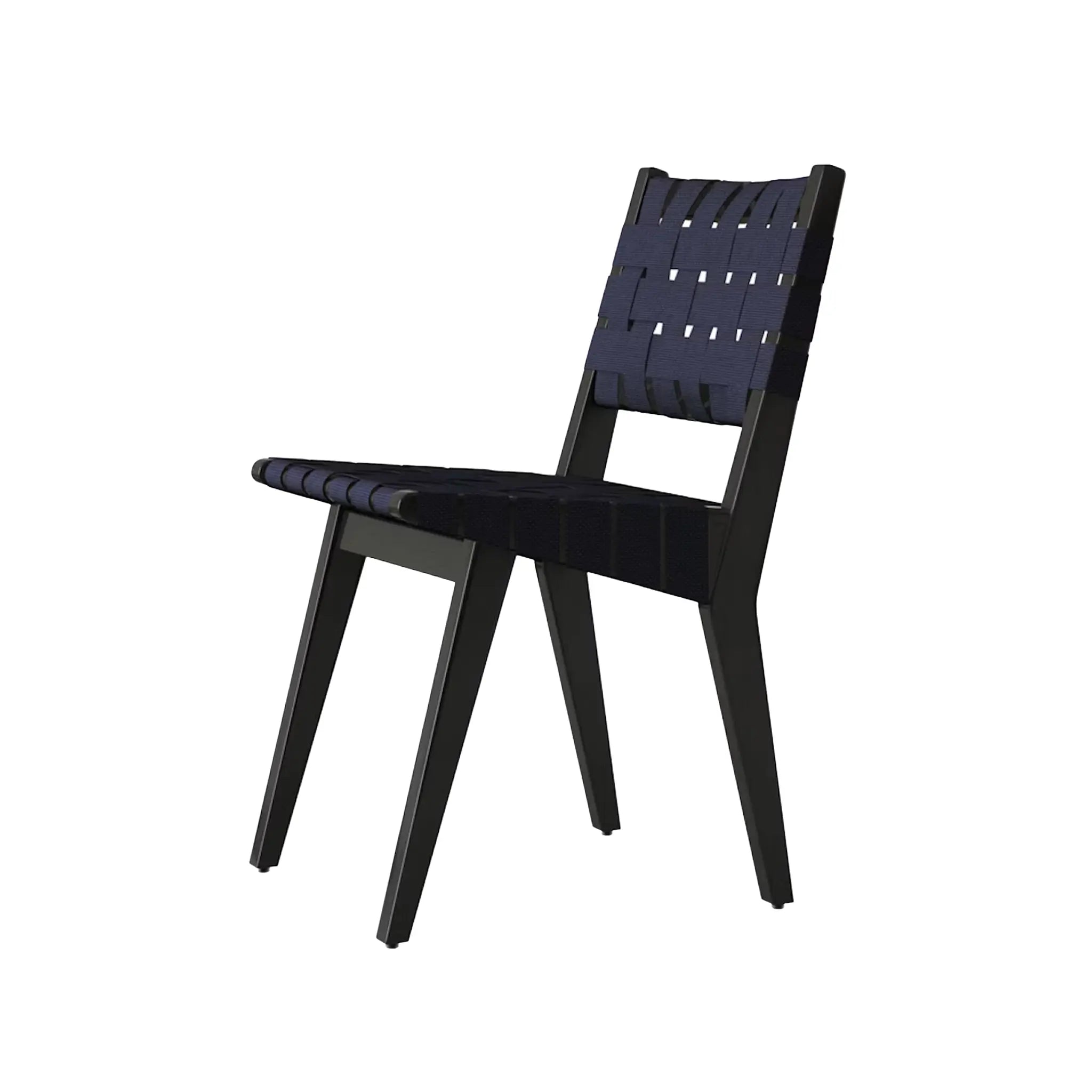 Risom Side Chair with Webbed Seat and Back