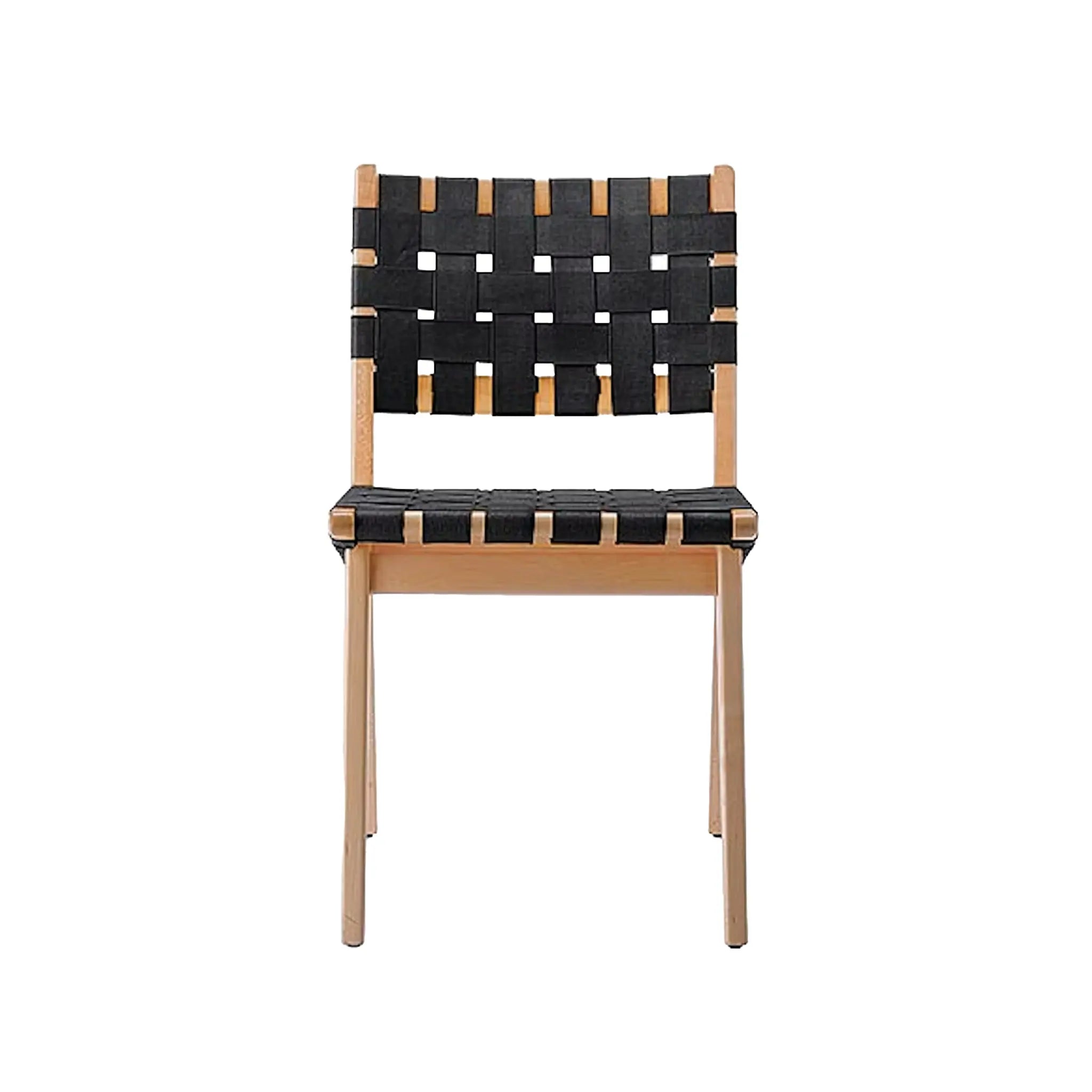 Risom Side Chair with Webbed Seat and Back