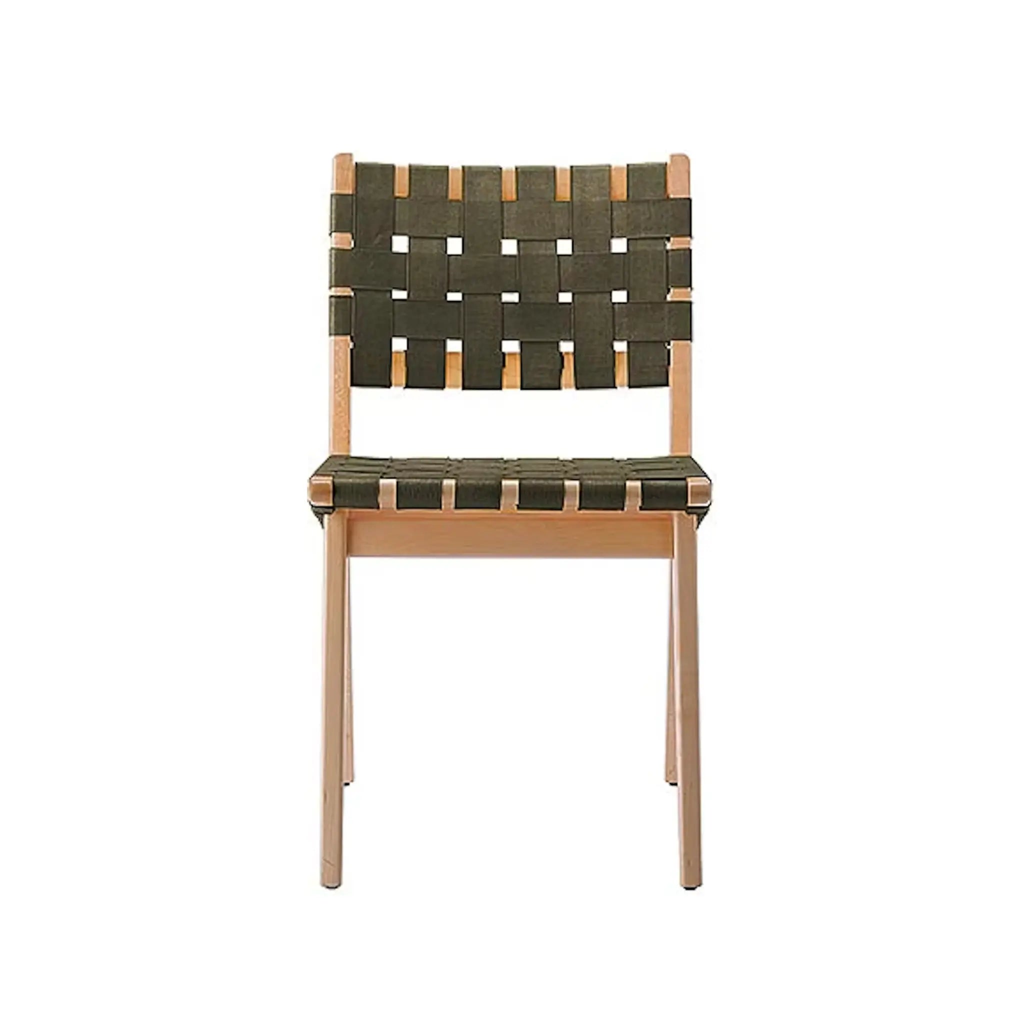 Risom Side Chair with Webbed Seat and Back