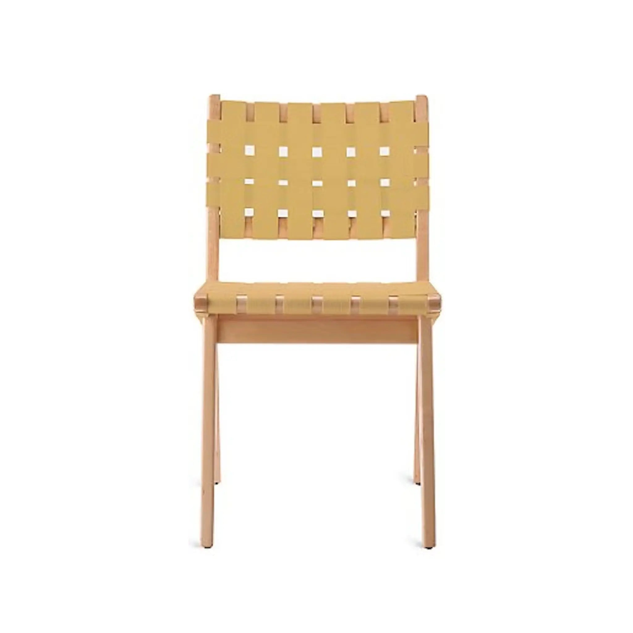 Risom Side Chair with Webbed Seat and Back