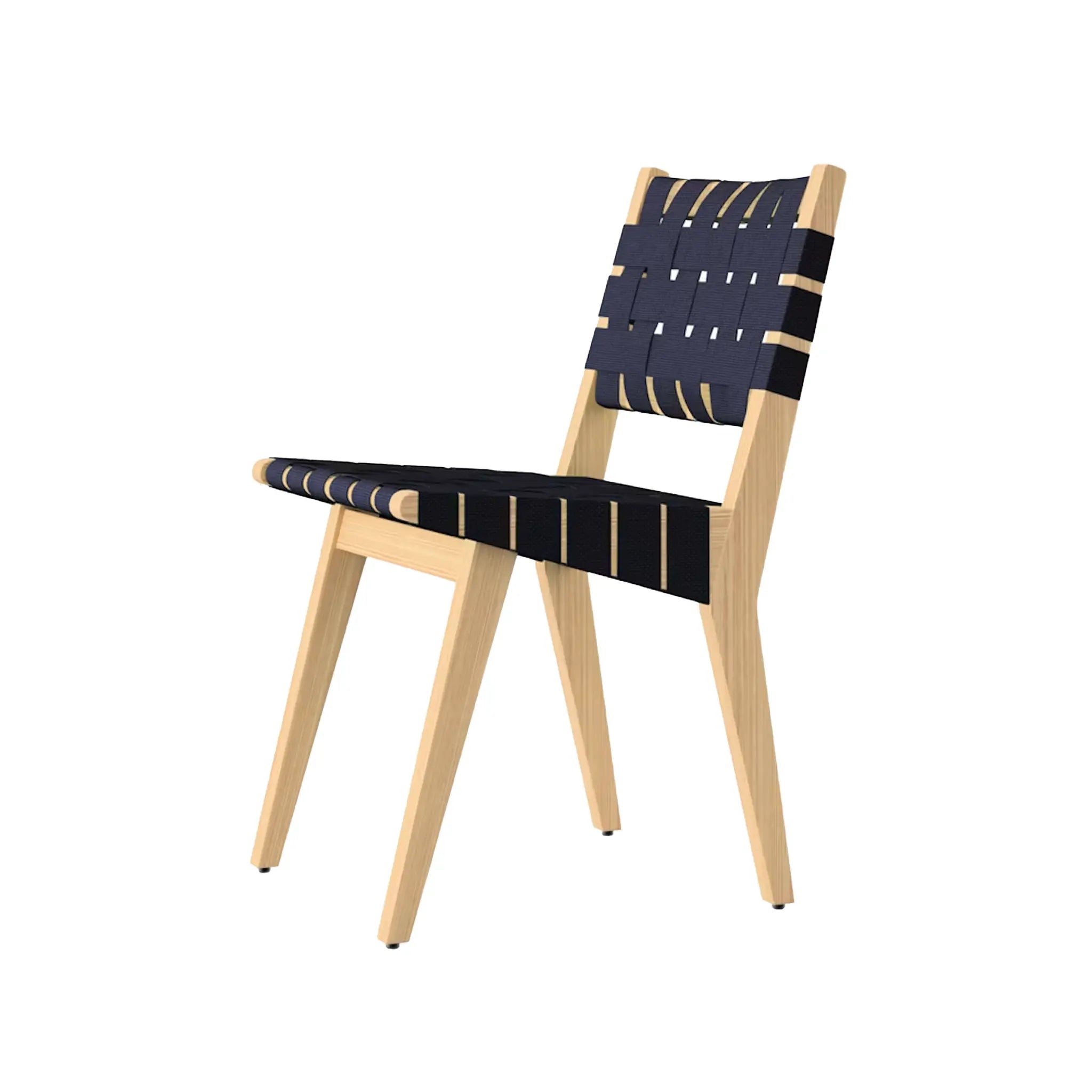Risom Side Chair with Webbed Seat and Back