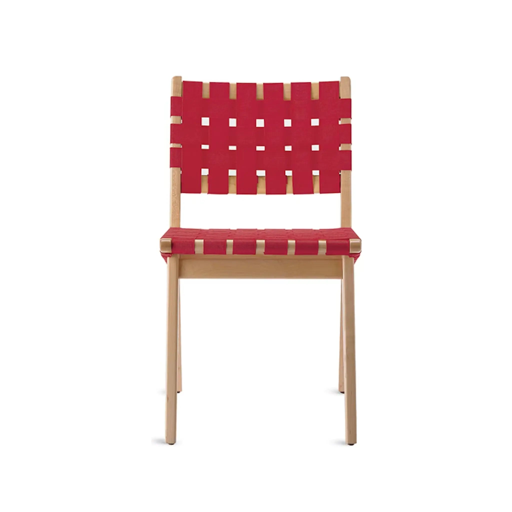 Risom Side Chair with Webbed Seat and Back