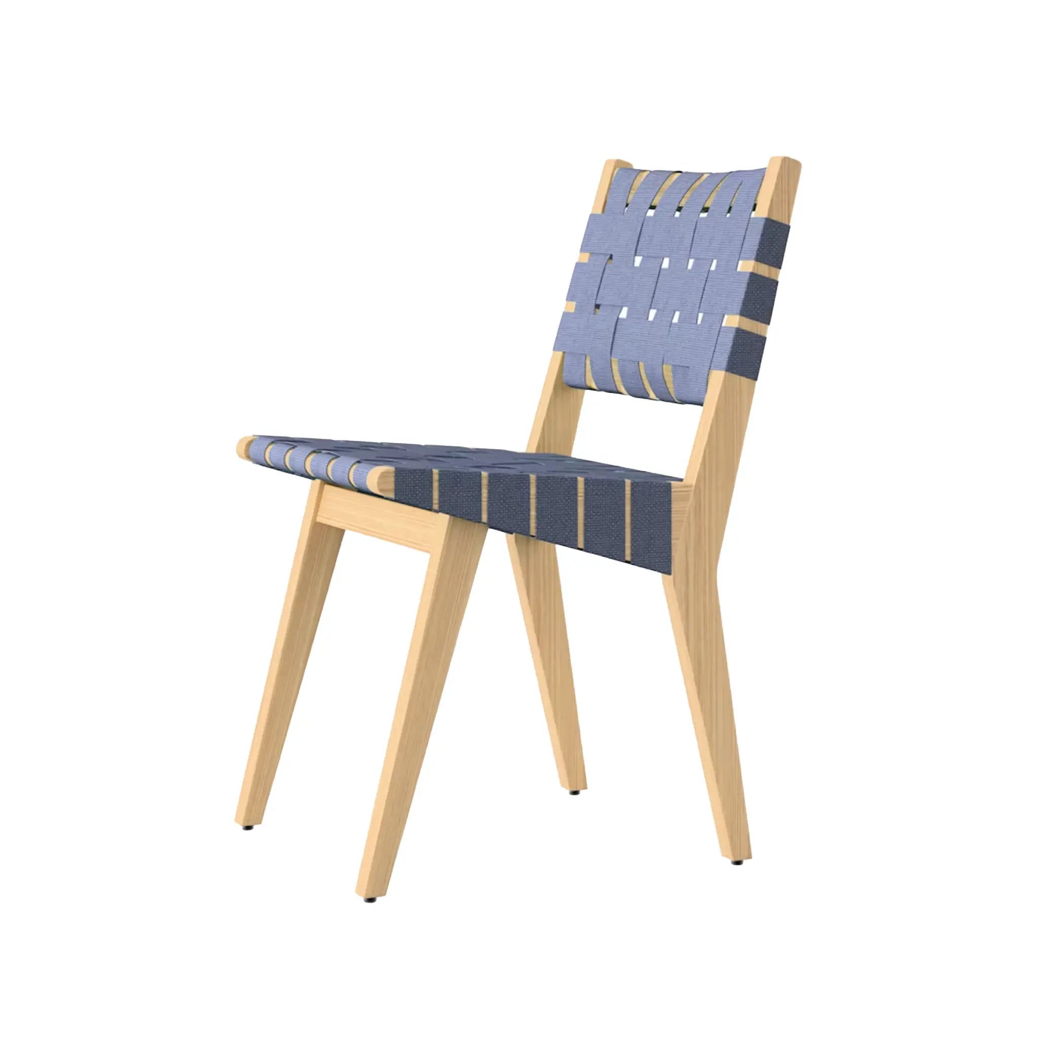 Risom Side Chair with Webbed Seat and Back