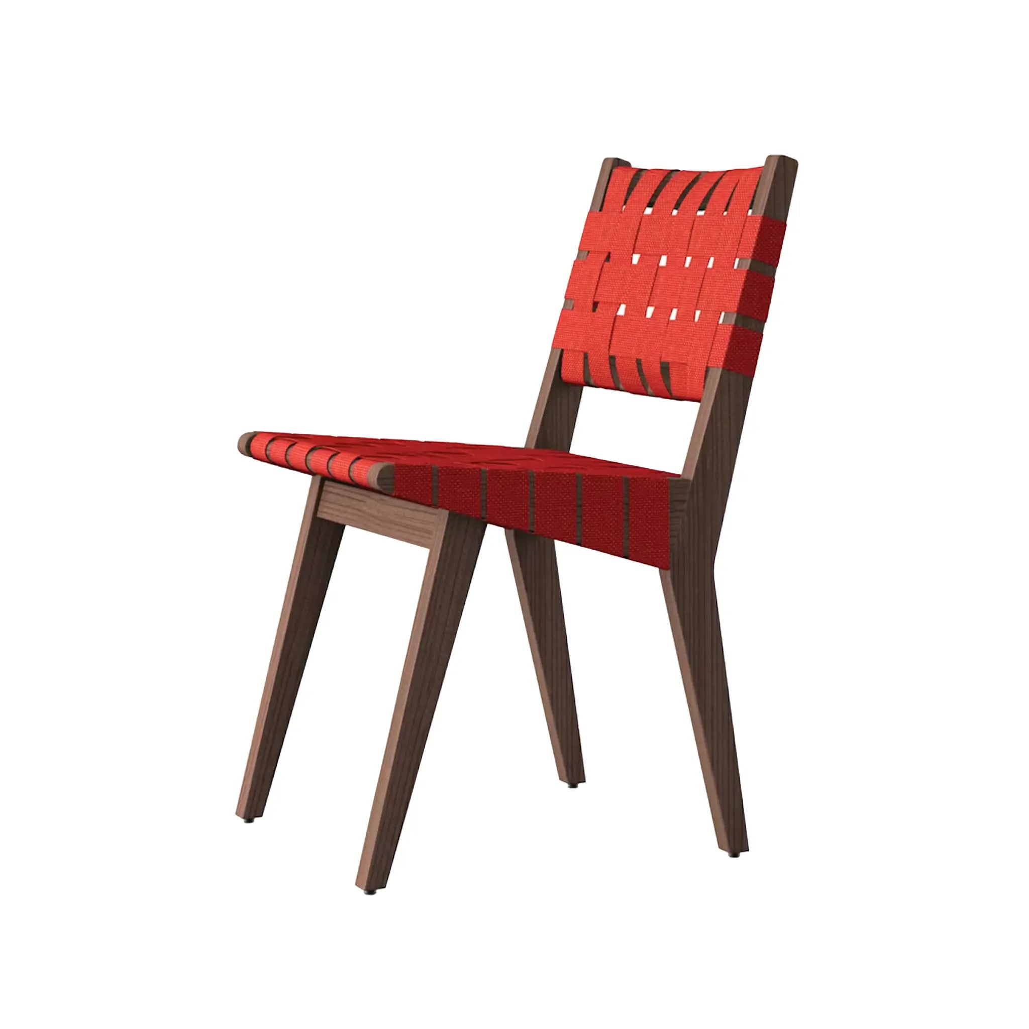 Risom Side Chair with Webbed Seat and Back