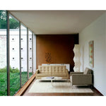 Knoll Saarinen Round Coffee Table & Florence Knoll Settee and Arm Chair