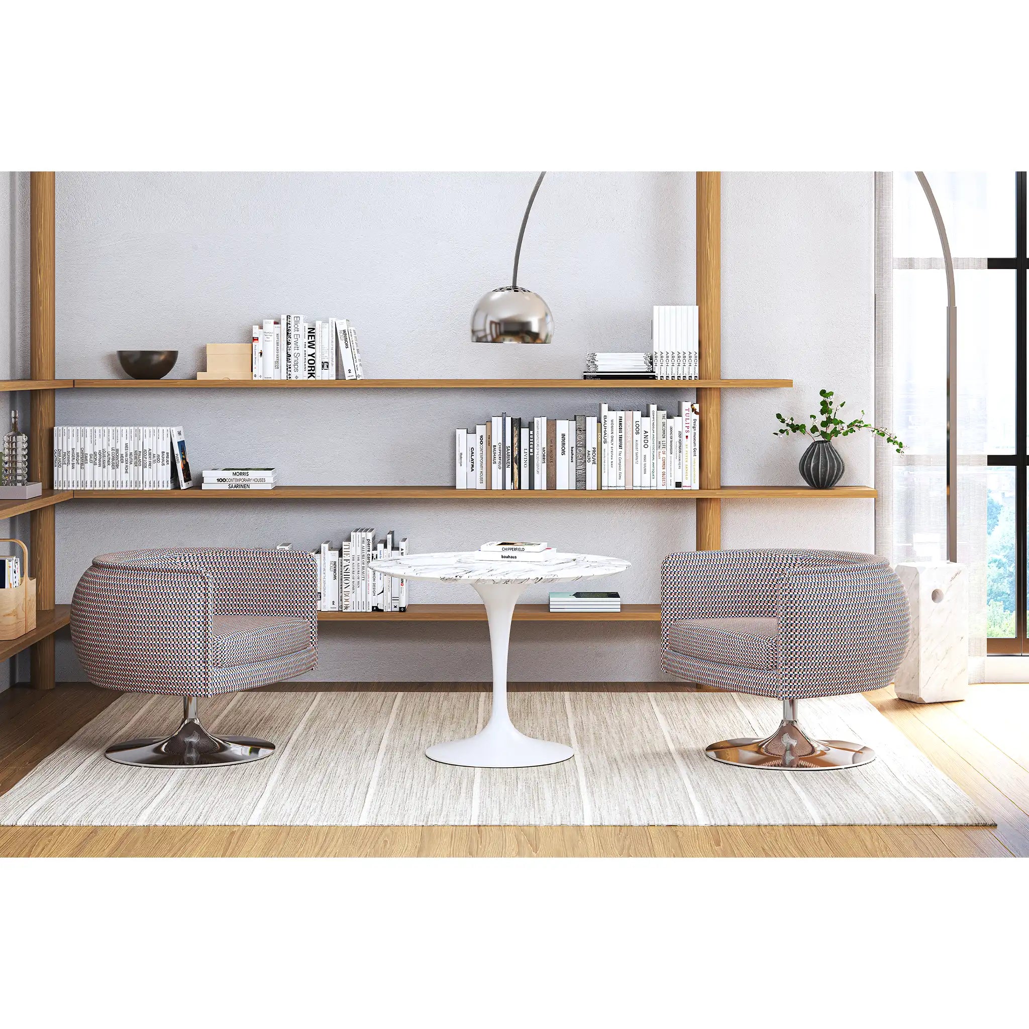 Saarinen圆形休闲桌 - 层压顶