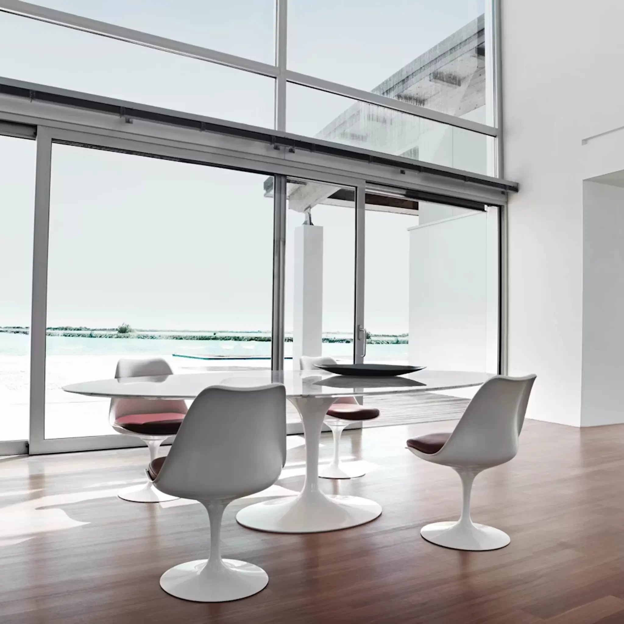 Saarinen Tulip Armless Chair - Upholstered