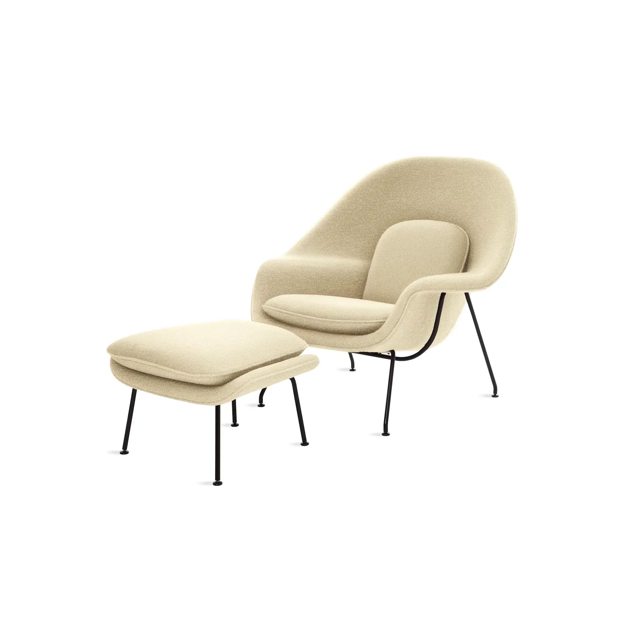 Womb Chair with Ottoman