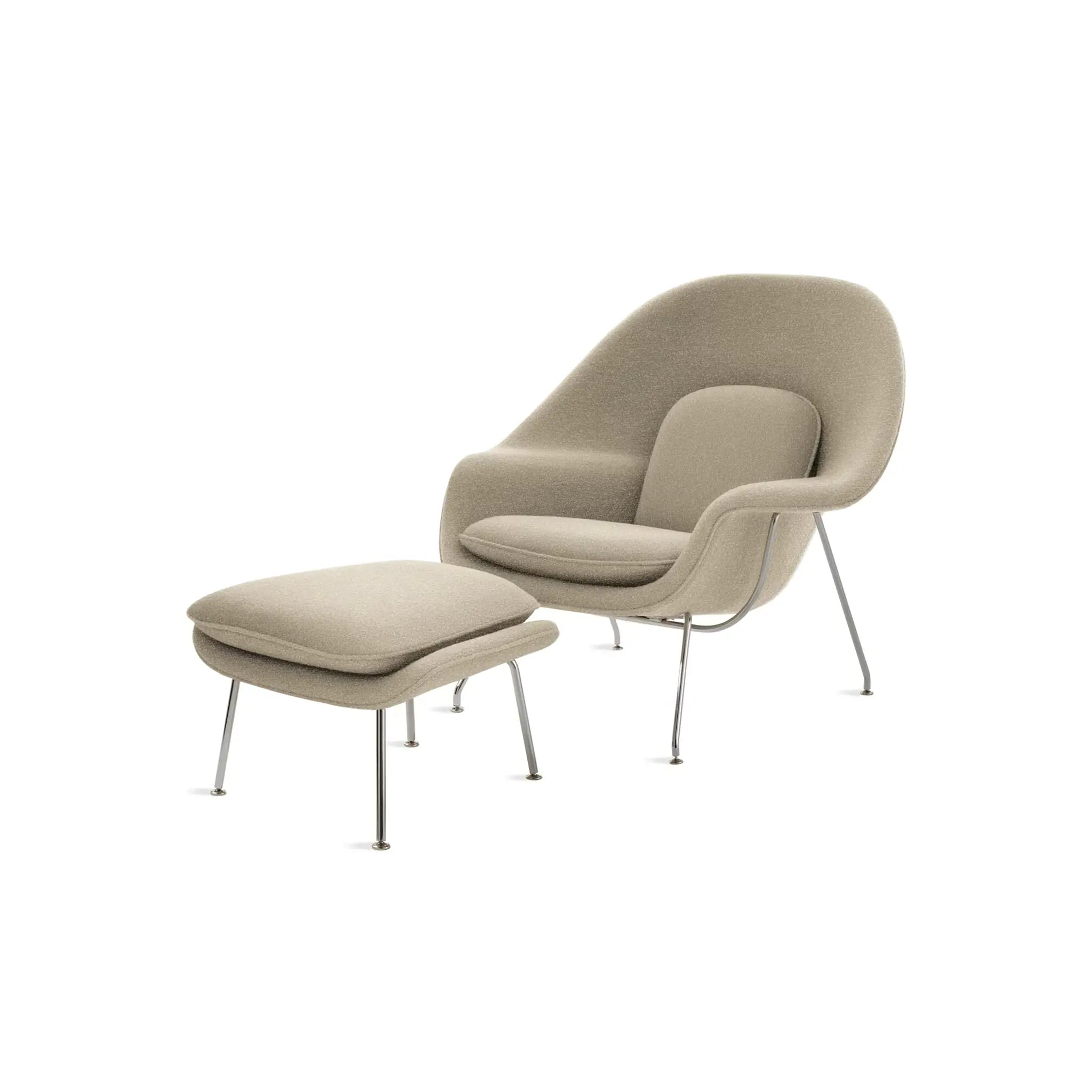 Womb Chair with Ottoman
