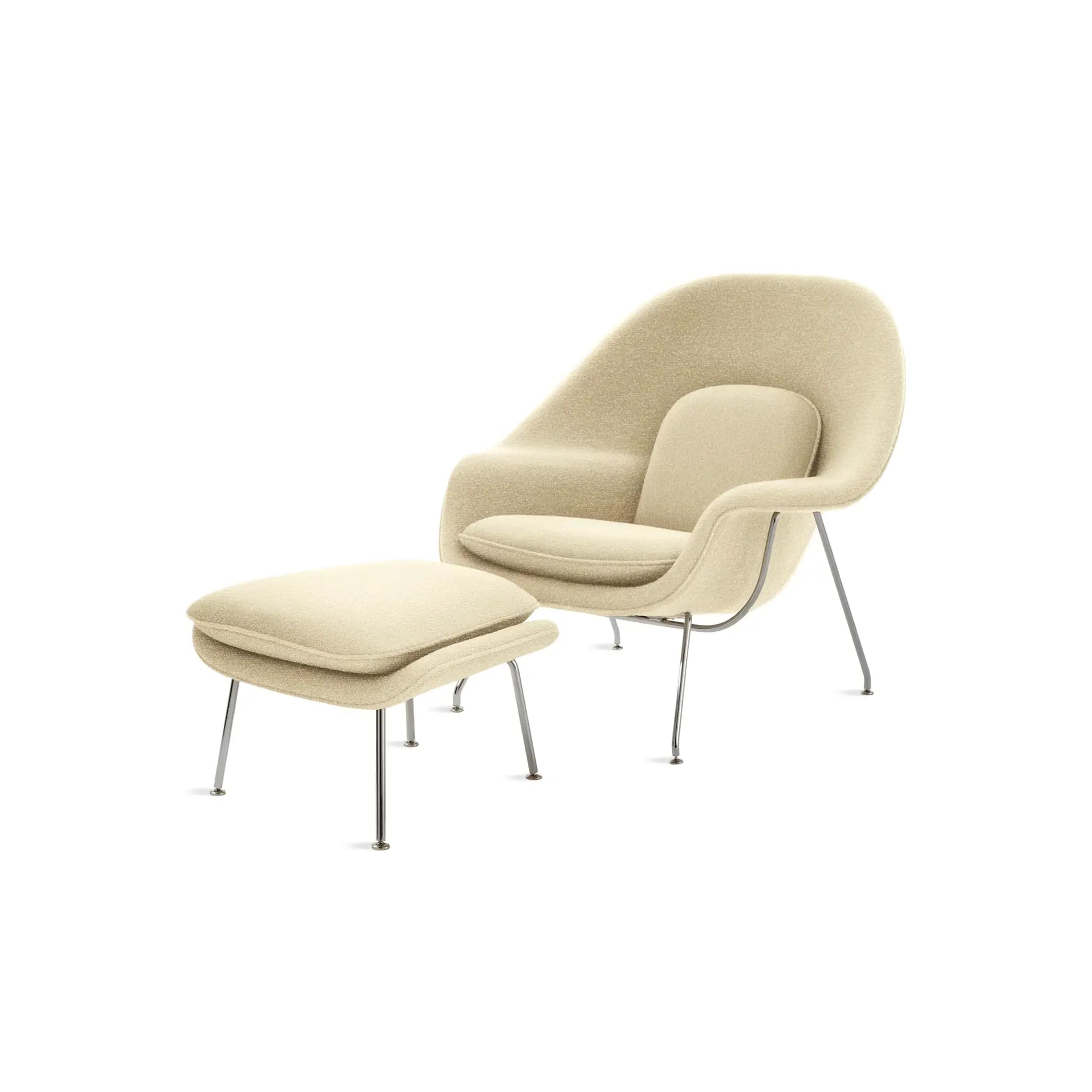 Womb Chair with Ottoman