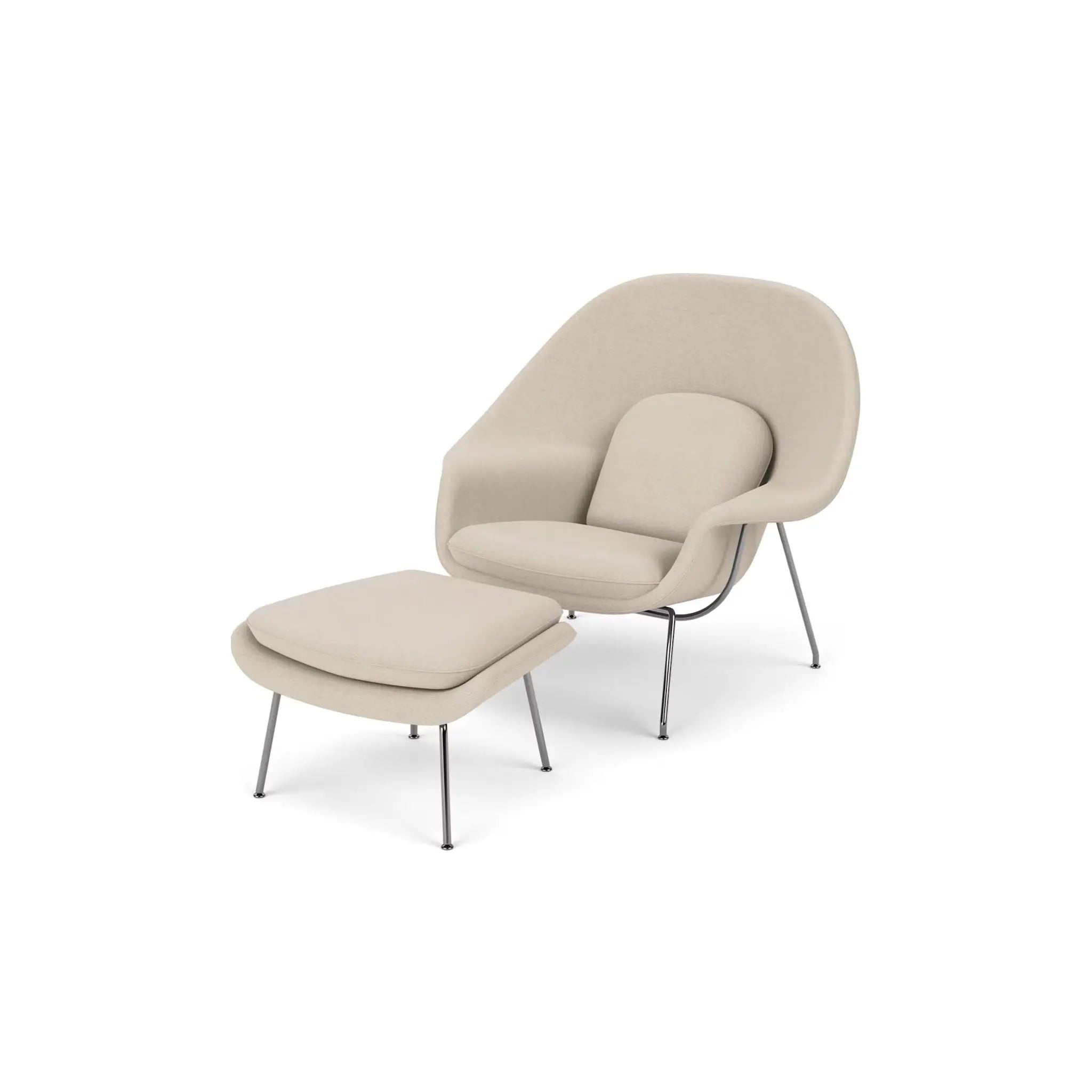 Womb Chair with Ottoman