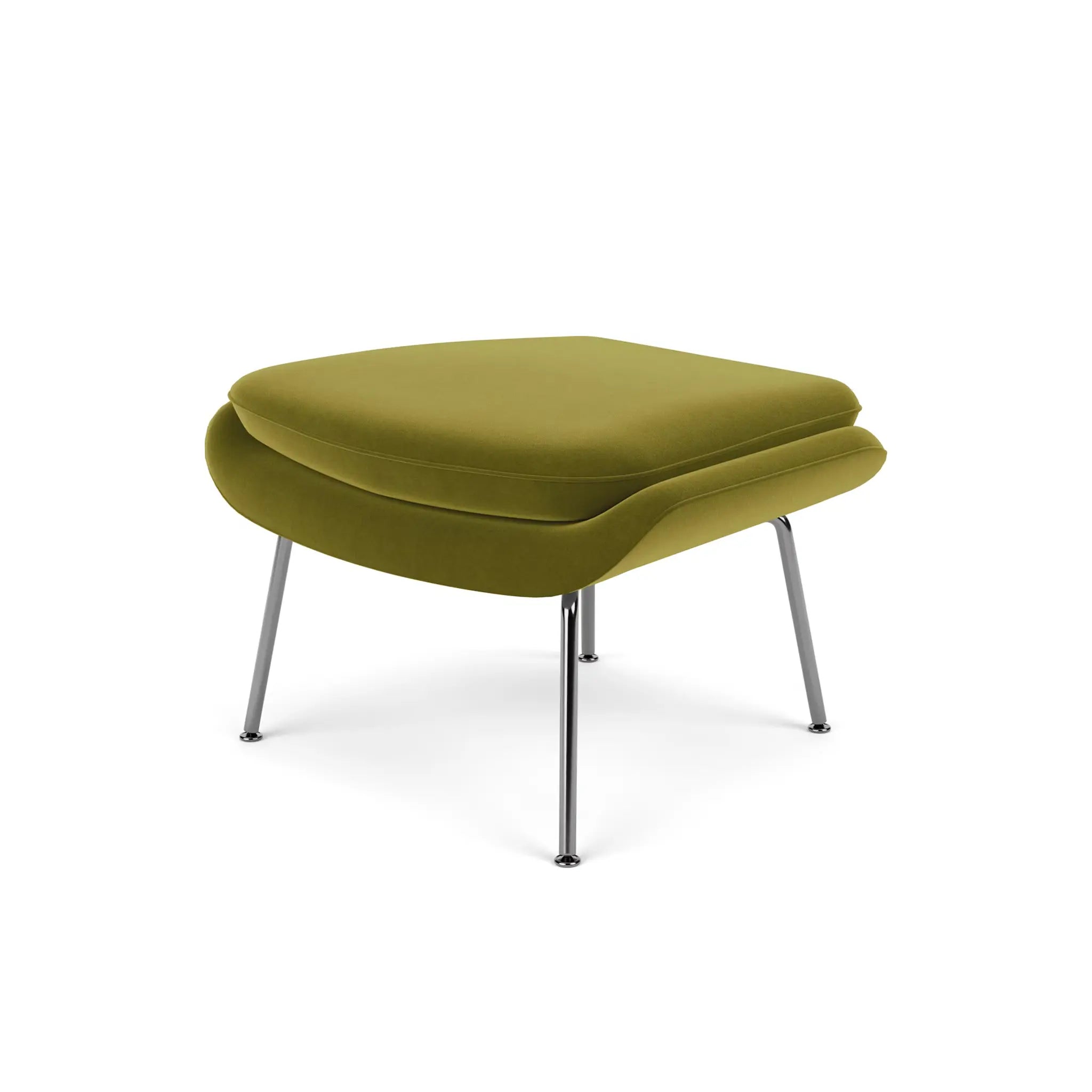 Knoll - Womb Ottoman - Velvet | Livingspace Interiors