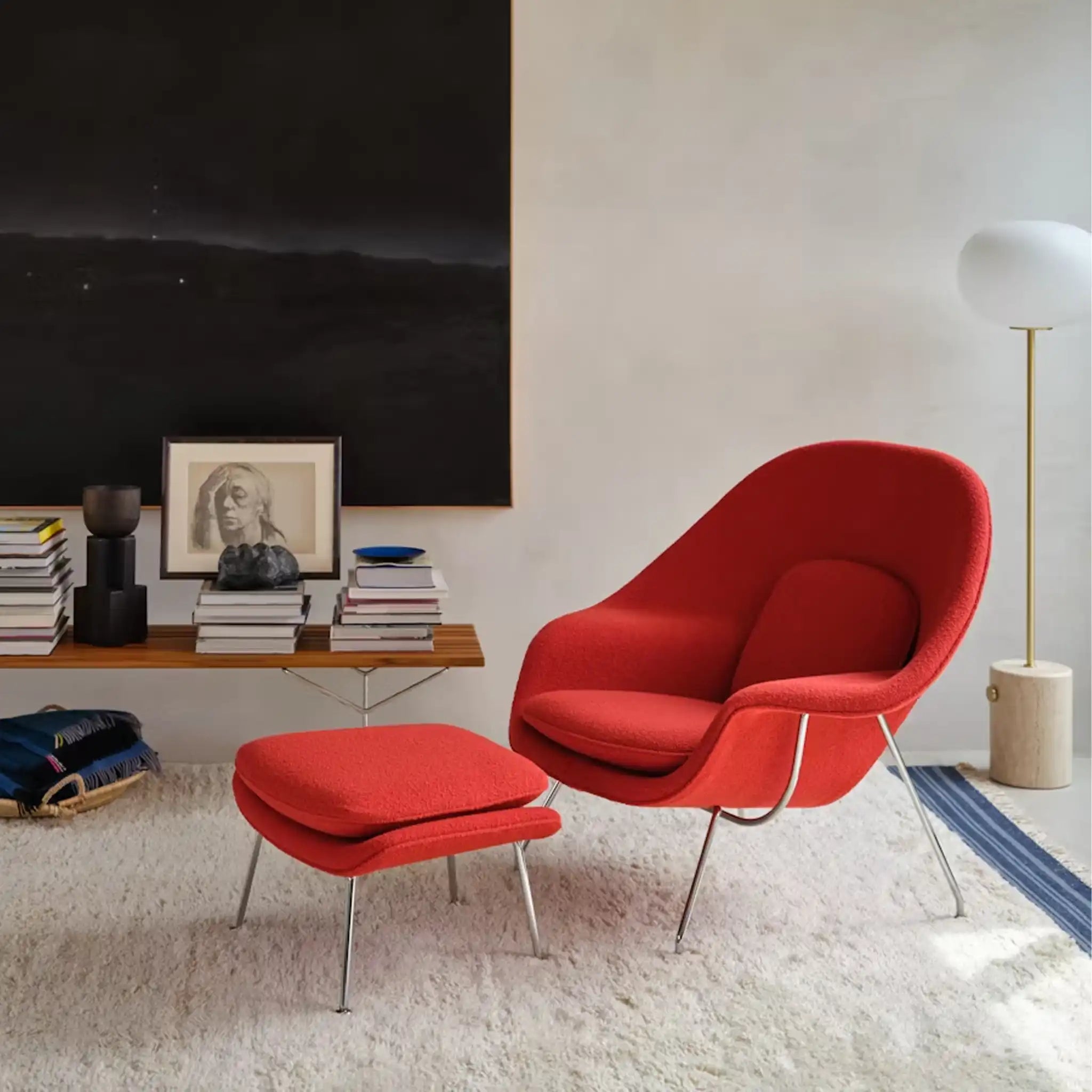 Womb Ottoman - Fabric