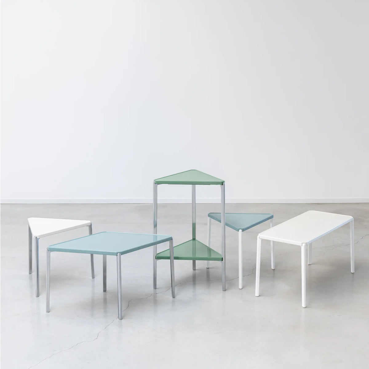Tambour Side Table