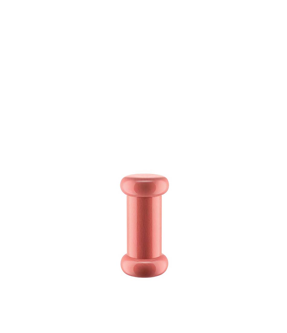 Pink Alessi Twergi ES19 salt and pepper grinder.
