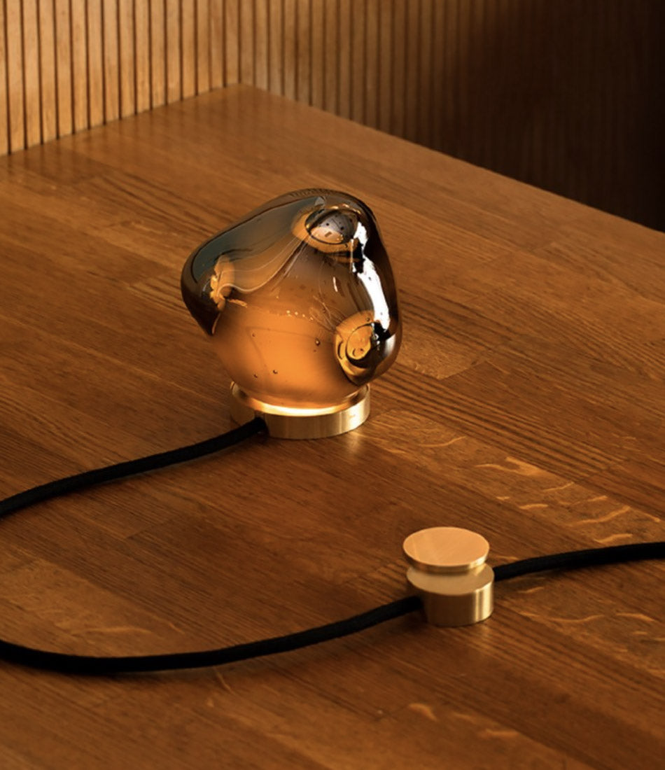 57 Dark Mirrored Table Lamp