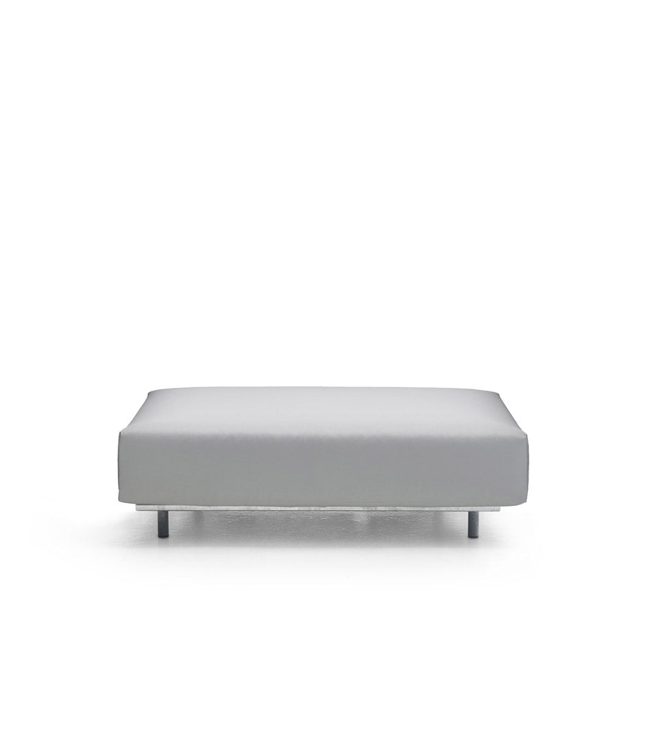Extremis Walrus Foot Stool in light grey.