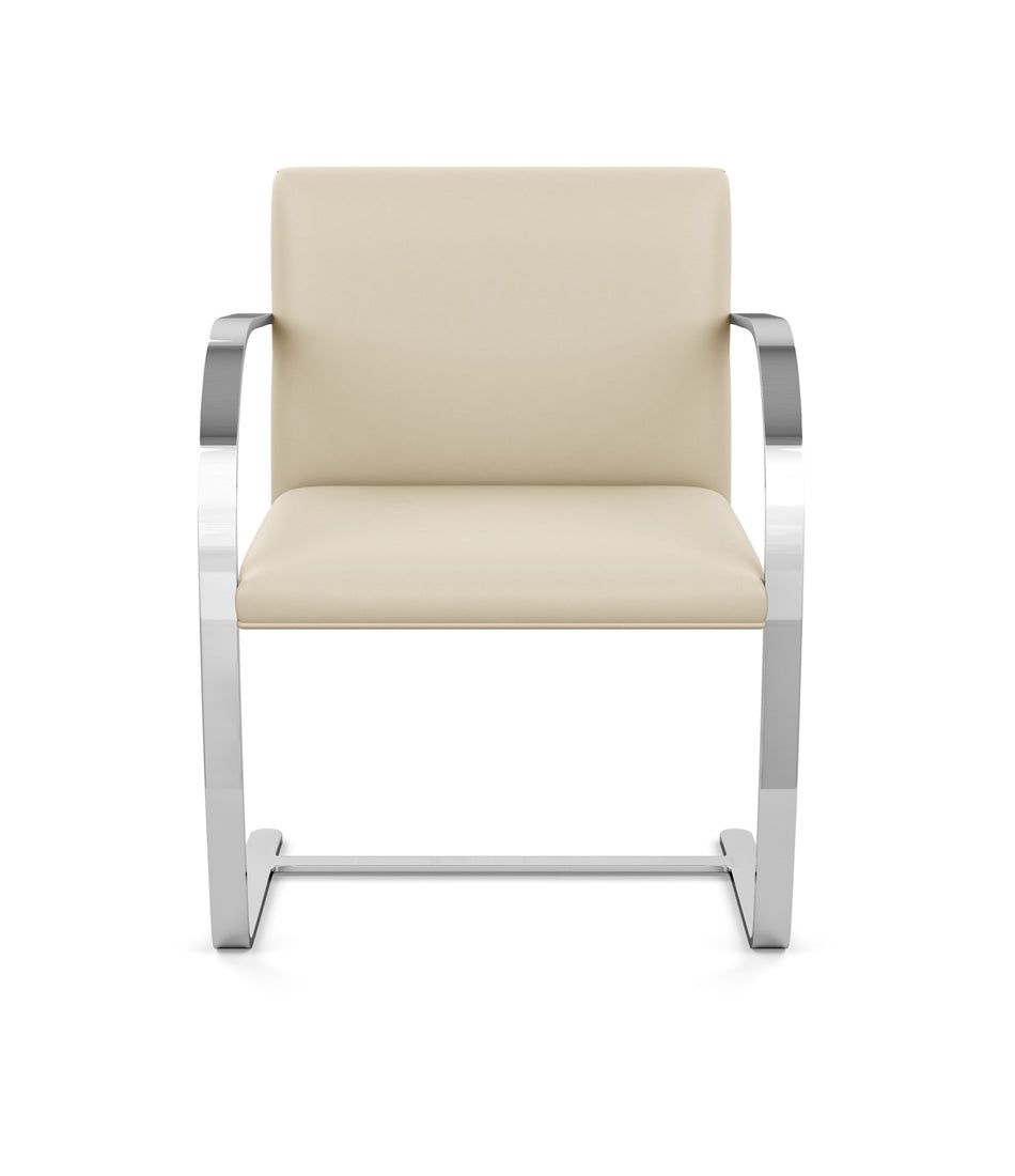 布尔诺椅子，扁条 - 皮革