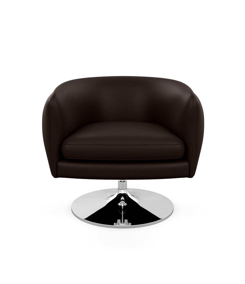 D'Urso Swivel Chair - Leather