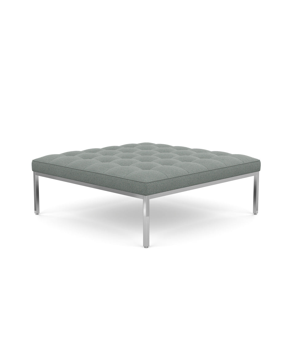 Florence Knoll Square Relaxed Fabric Bench 37" - 56"