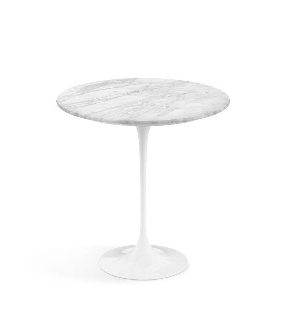 Saarinen Round Side Table - White Base