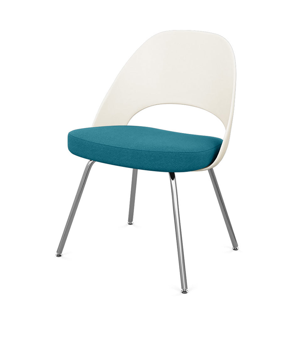 Saarinen Executive Chair with Molded Plastic Back - Tubular Legs