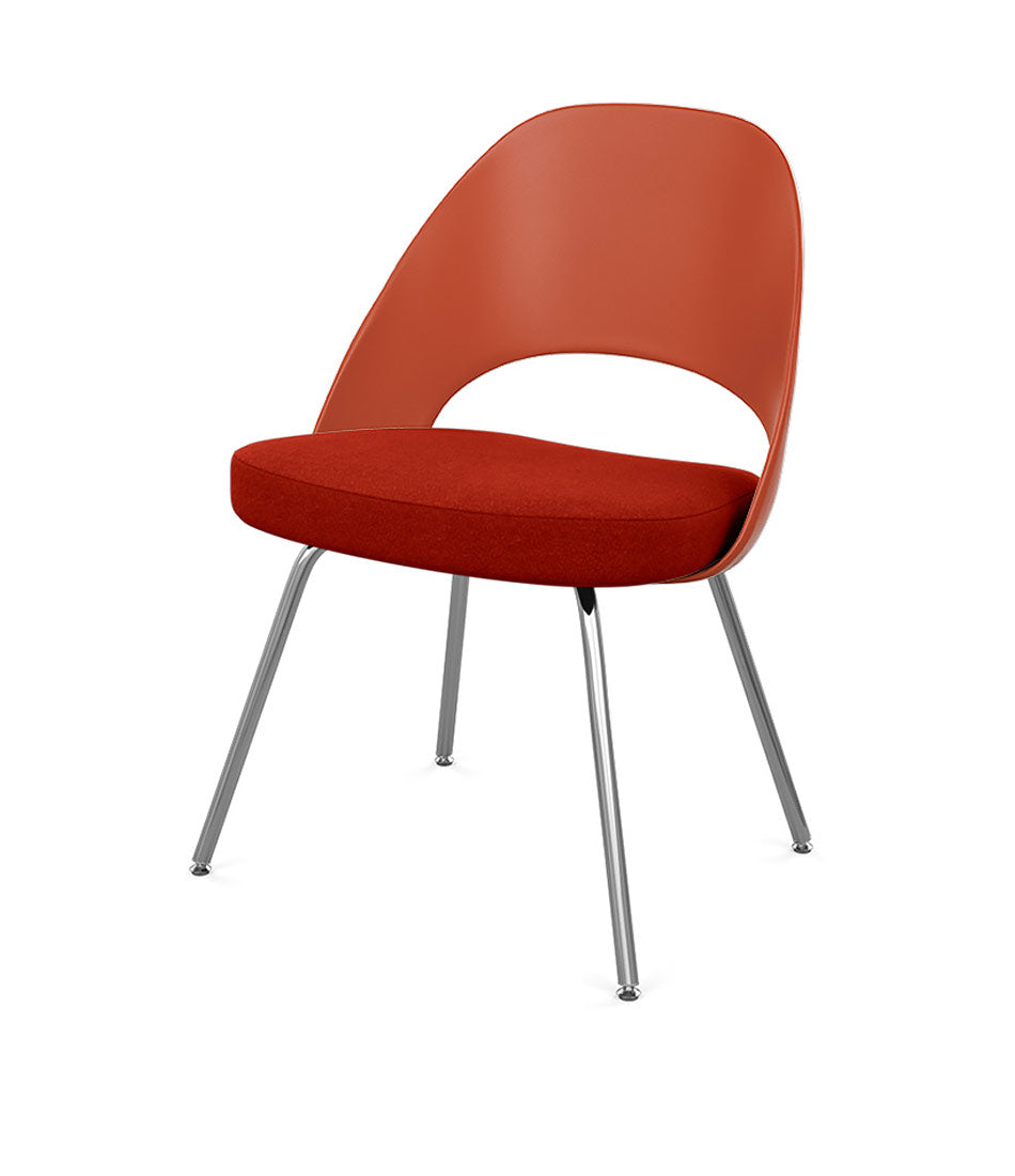 Saarinen Executive Chair with Molded Plastic Back - Tubular Legs