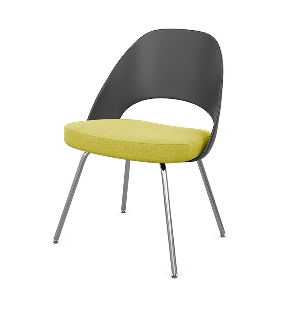 Saarinen Executive Chair with Molded Plastic Back - Tubular Legs